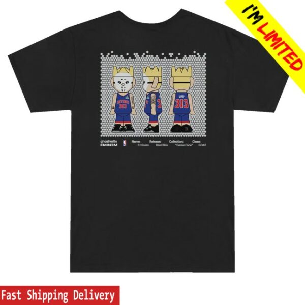 kenny Eminem Merch Store Ghostwrite X Nba X Eminem Game Face Shirt