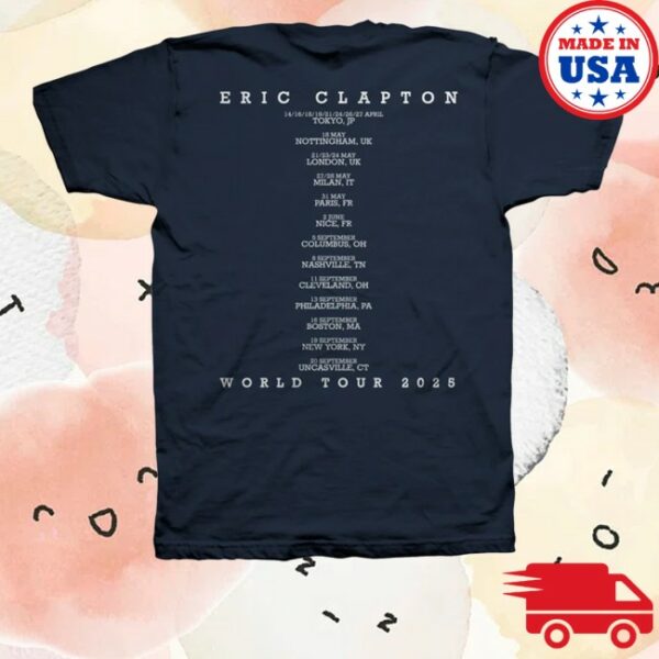 kenny Eric Clapton Merch Store Slowhand 2025 Tour Shirtss