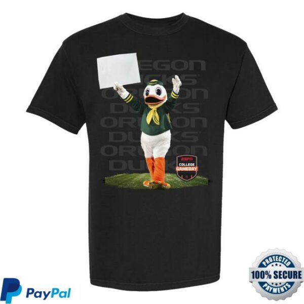 kenny Espn Merch Shop College College Gameday Oregon Sign Shirt