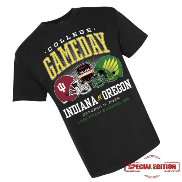 kenny Espn Merch Shop College Gameday Indiana Vs Oregon Shirts