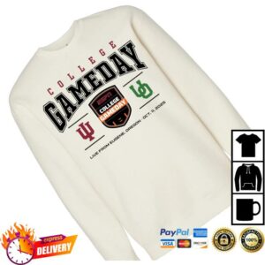 kenny Espn Merch Shop College Gameday Indiana Vs Oregon Sweatshirtw kenny Espn Merch Shop College Gameday Indiana Vs Oregon Sweatshirtw