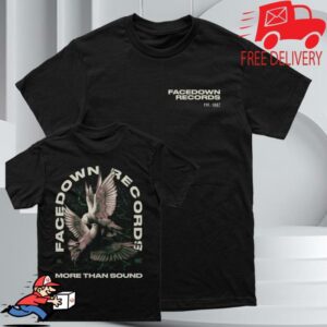 kenny Facedown Records Merch Store Doves Black Shirt kenny Facedown Records Merch Store Doves Black Shirt