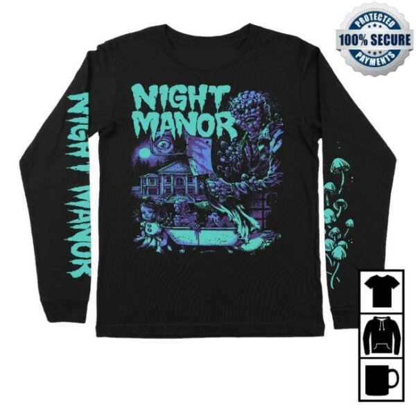 kenny Fangamer Merch Shop Night Manor Long Sleeve Shirt