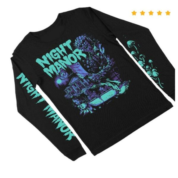 kenny Fangamer Merch Shop Night Manor Long Sleeve Shirts