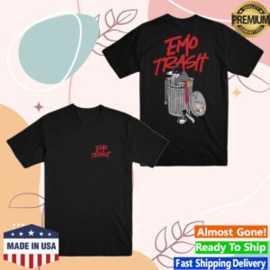 kenny Felicity Merch Emo Trash Black Shirt0 kenny Felicity Merch Emo Trash Black Shirt0