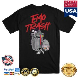 kenny Felicity Merch Emo Trash Black Shirt1 kenny Felicity Merch Emo Trash Black Shirt1