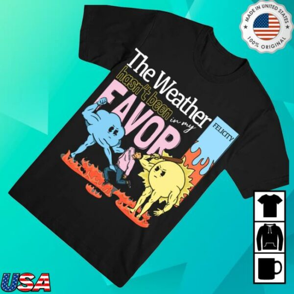 kenny Felicity Merch Shop The Weather Black Shirtw
