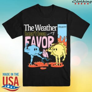 kenny Felicity Merch The Weather Black Tee