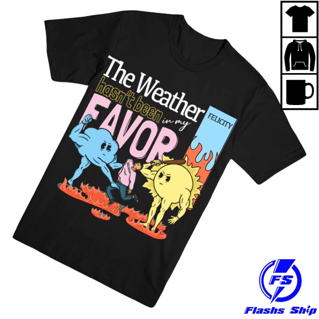 kenny Felicity Merch The Weather Black Tee0 kenny Felicity Merch The Weather Black Tee0