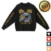 kenny Ghost Of Yotei Shop Merch Store Ghost Of Yotei Black Atsu Wolf Mount Fuji Sweatshirt