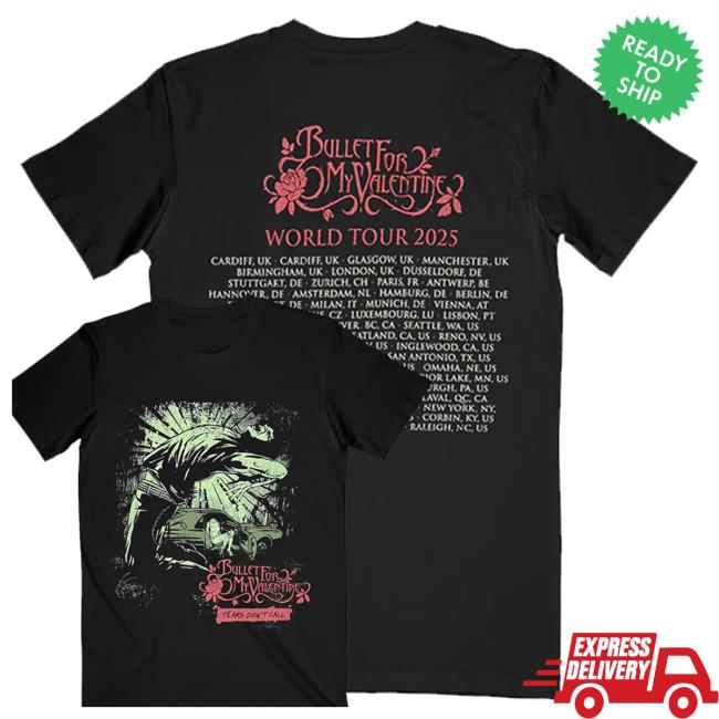 kenny Gig Merch Shop Store Bullet For My Valentine Tears Dont Fall 2025 Tour Classic Shirt kenny Gig Merch Shop Store Bullet For My Valentine Tears Dont Fall 2025 Tour Classic Shirt