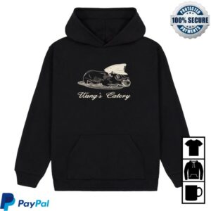 kenny Golf Wang Merch Store Wangs Eatery Hoodie Black kenny Golf Wang Merch Store Wangs Eatery Hoodie Black
