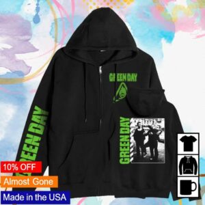 kenny Green Day Merch Shop Store Warning Photo Hoodie
