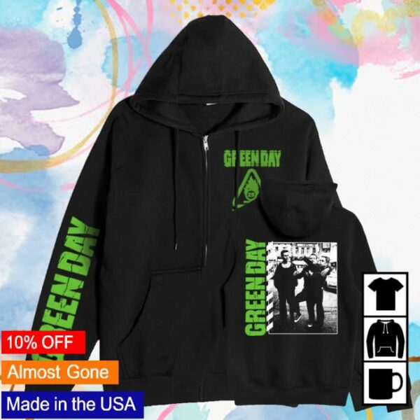 kenny Green Day Merch Shop Store Warning Photo Hoodie