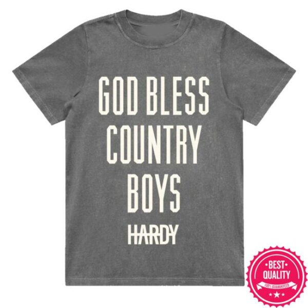 kenny Hardy Official Merch Store Shop God Bless Country Boys Shirt
