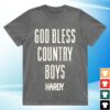 kenny Hardy Store Merch God Bless Country Boys Tee