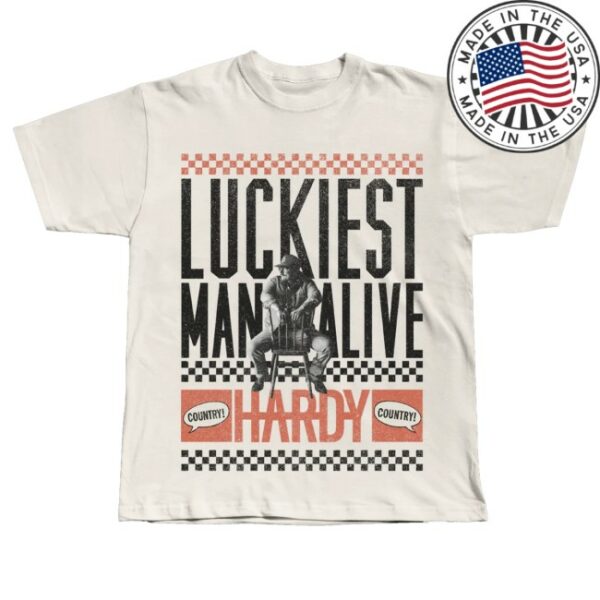 kenny Hardy Store Merch Luckiest Man Alive Tee