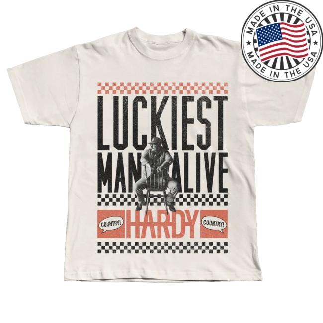 kenny Hardy Store Merch Luckiest Man Alive Tee kenny Hardy Store Merch Luckiest Man Alive Tee