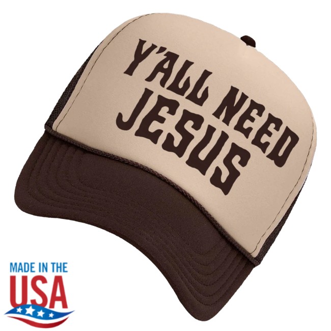 kenny Hardy Store Merch Yall Need Jesus Foam Trucker Hat1 kenny Hardy Store Merch Yall Need Jesus Foam Trucker Hat1