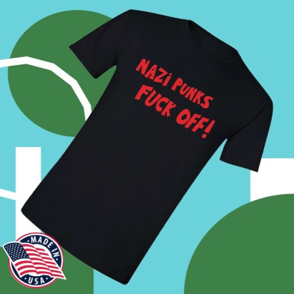 kenny Hello Merch Dead Kennedys Nazi Punks Fuck Off Text Only Black Shirt0