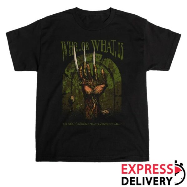 kenny Heroes Villains Merch Store Marvel Zombies Wolverines Hand Tee
