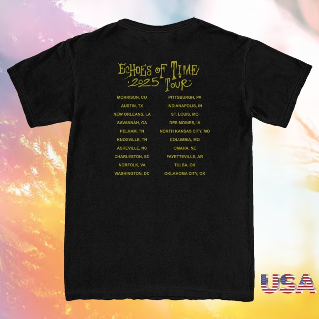 kenny Hippie Sabotage Store Echoes Of Time Tour Tee kenny Hippie Sabotage Store Echoes Of Time Tour Tee