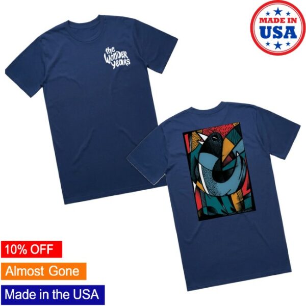 kenny Hopeless Records Merch The Wonder Years Cubist Hank Cobalt Shirt0