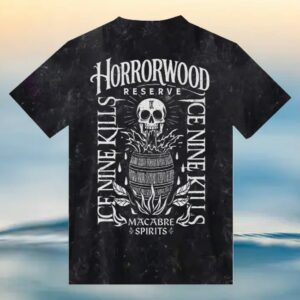 kenny Ice Nine Kills Merch Horrorwood Reserve Vintage Black Tee kenny Ice Nine Kills Merch Horrorwood Reserve Vintage Black Tee