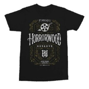 kenny Ice Nine Kills Merch Store Horrorwood Reserve Black Tee