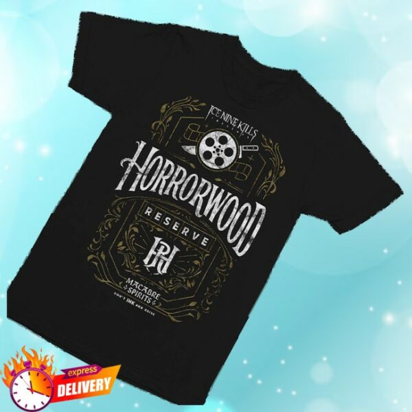 kenny Ice Nine Kills Merch Store Horrorwood Reserve Black Tees