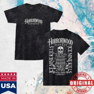 kenny Ice Nine Kills Merch Store Horrorwood Reserve Vintage Black Teess