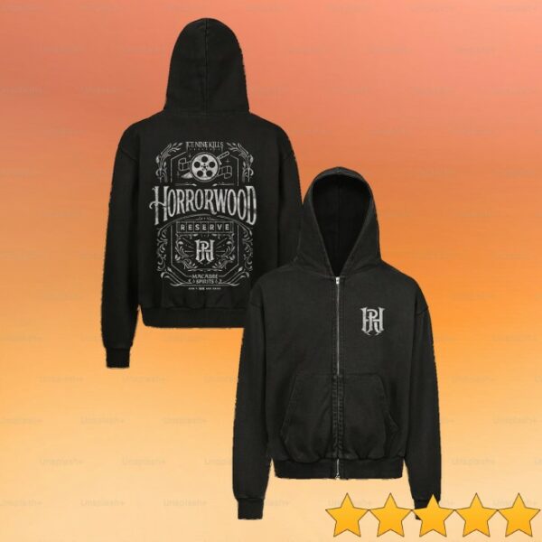 kenny Ice Nine Kills Merch Store Horrorwood Reserve Zip Hoodiess