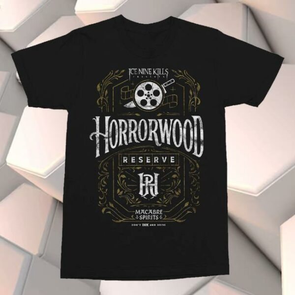 kenny Ice Nine Kills Shop Merch Horrorwood Reserve Black Shirt