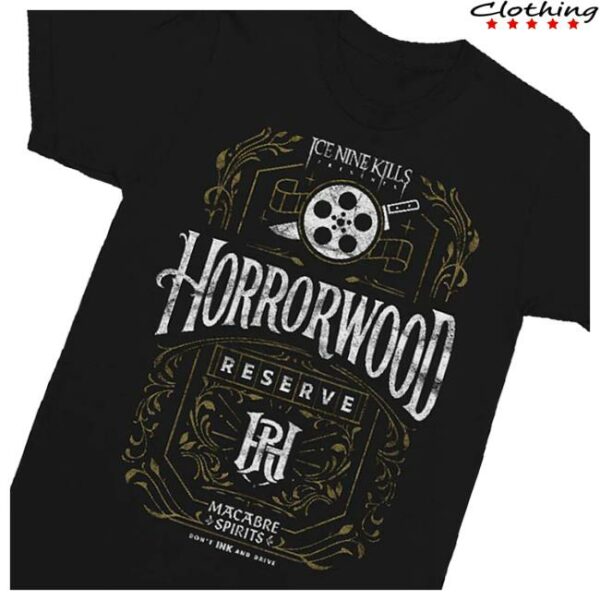 kenny Ice Nine Kills Shop Merch Horrorwood Reserve Black Shirte