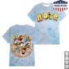 kenny Impericon Merch A Day To Remember All My Friends Tie Dye Blue Shirt1