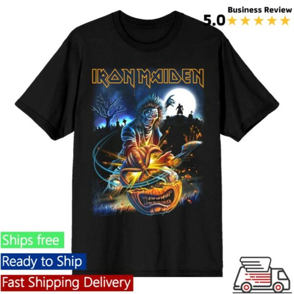 kenny Iron Maiden Merch Store Eddie Pumpkin Slasher Tee