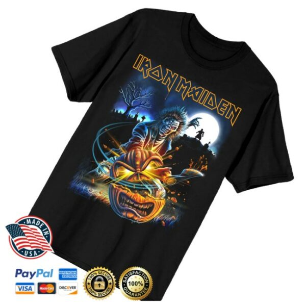 kenny Iron Maiden Merch Store Eddie Pumpkin Slasher Tees