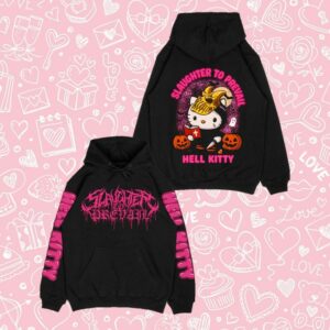 kenny Irst Blood Merch Store Slaughter To Prevail Hell Kitty Halloween Hoodie