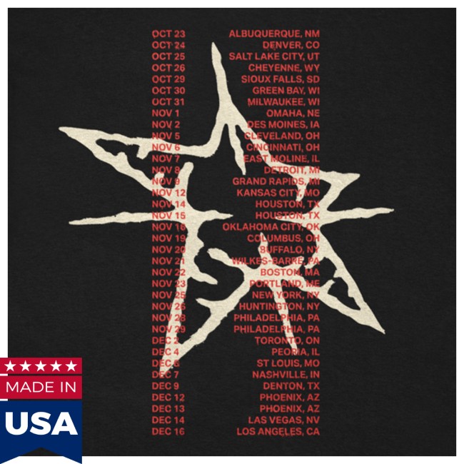 kenny James And The Cold Gun Merch James And The Cold Gun 2025 Tour Shirt kenny James And The Cold Gun Merch James And The Cold Gun 2025 Tour Shirt