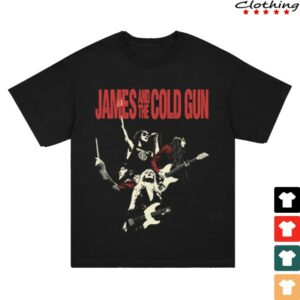 kenny James And The Cold Gun Merch James And The Cold Gun 2025 Tour Shirt0 kenny James And The Cold Gun Merch James And The Cold Gun 2025 Tour Shirt0