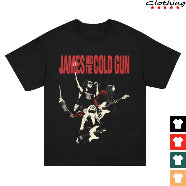 kenny James And The Cold Gun Merch James And The Cold Gun 2025 Tour Shirt0 kenny James And The Cold Gun Merch James And The Cold Gun 2025 Tour Shirt0