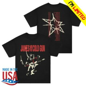 kenny James And The Cold Gun Merch James And The Cold Gun 2025 Tour Shirt1 kenny James And The Cold Gun Merch James And The Cold Gun 2025 Tour Shirt1