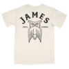 kenny James Coffee Co Merch James Arch Logo Shop Shirt Ivory