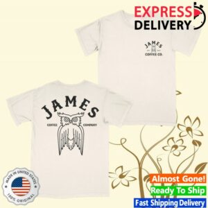 kenny James Coffee Co Merch James Arch Logo Shop Shirt Ivory0 kenny James Coffee Co Merch James Arch Logo Shop Shirt Ivory0