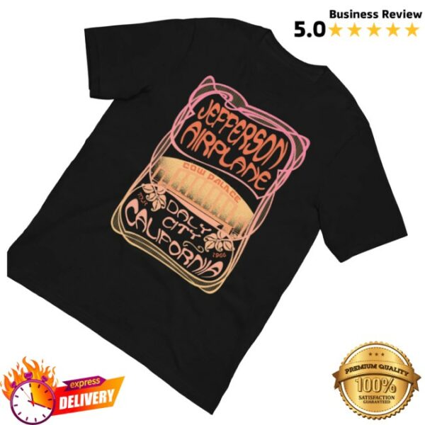 kenny Jefferson Airplane Store Merch Jefferson Airplane Daly City Tour Tees