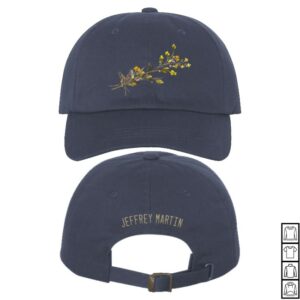 kenny Jeffrey Martin Merch Flower Hat Navy1 kenny Jeffrey Martin Merch Flower Hat Navy1
