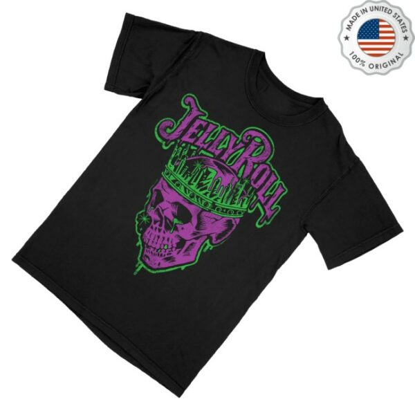 kenny Jelly Roll Merch Skull Shirt0