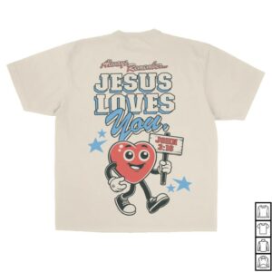 kenny Jesus Loves You Merch Always Remember Jly Mascot Tee Sand kenny Jesus Loves You Merch Always Remember Jly Mascot Tee Sand