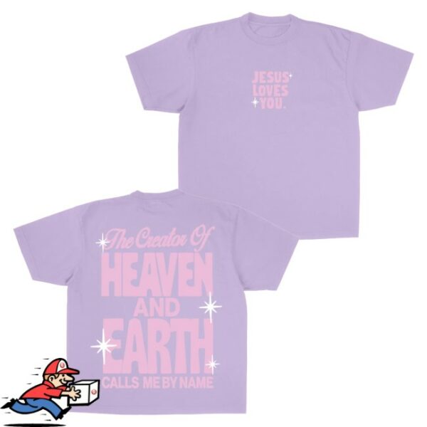 kenny Jesus Loves You Merch Heaven And Earth Tee1