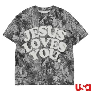 kenny Jesus Loves You Merch Lmtd Heavyweight Midnight Oak Camo Tee kenny Jesus Loves You Merch Lmtd Heavyweight Midnight Oak Camo Tee
